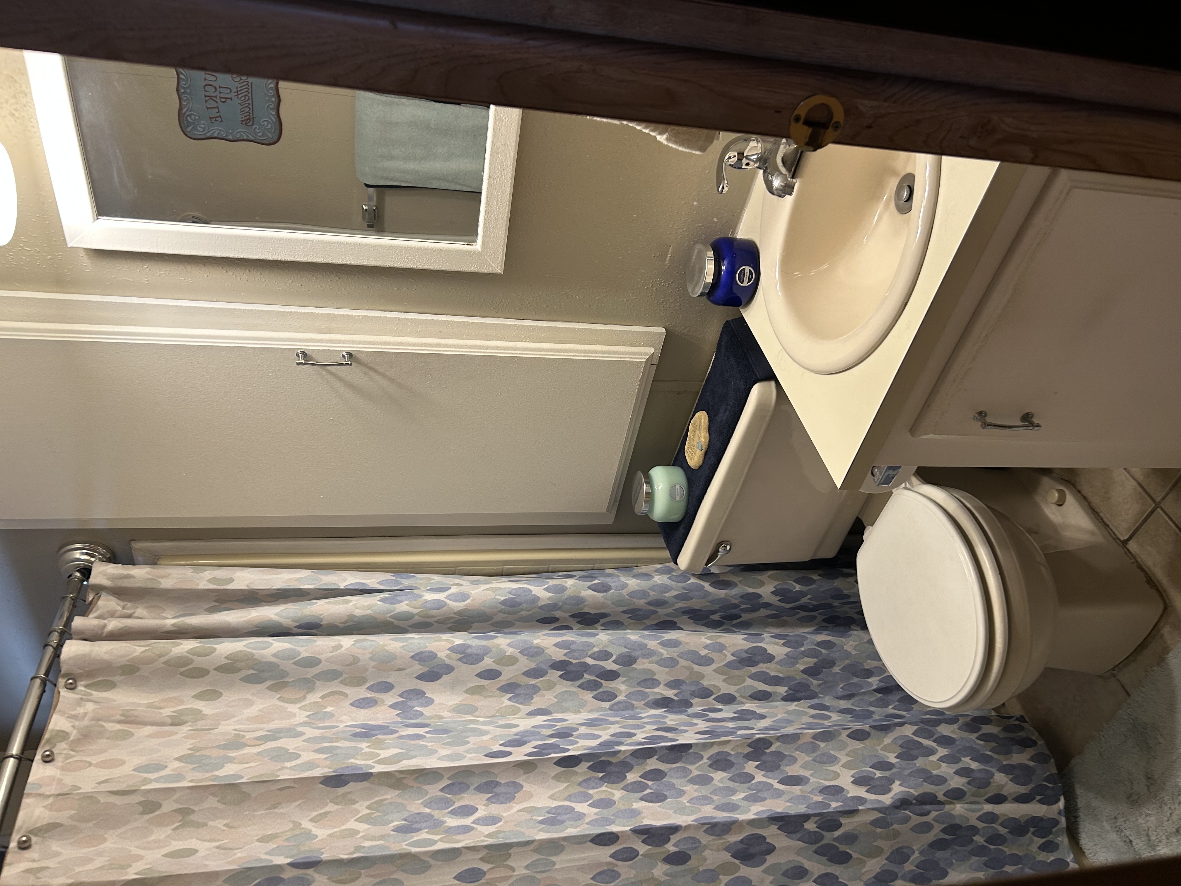Bathroom with tub and shower