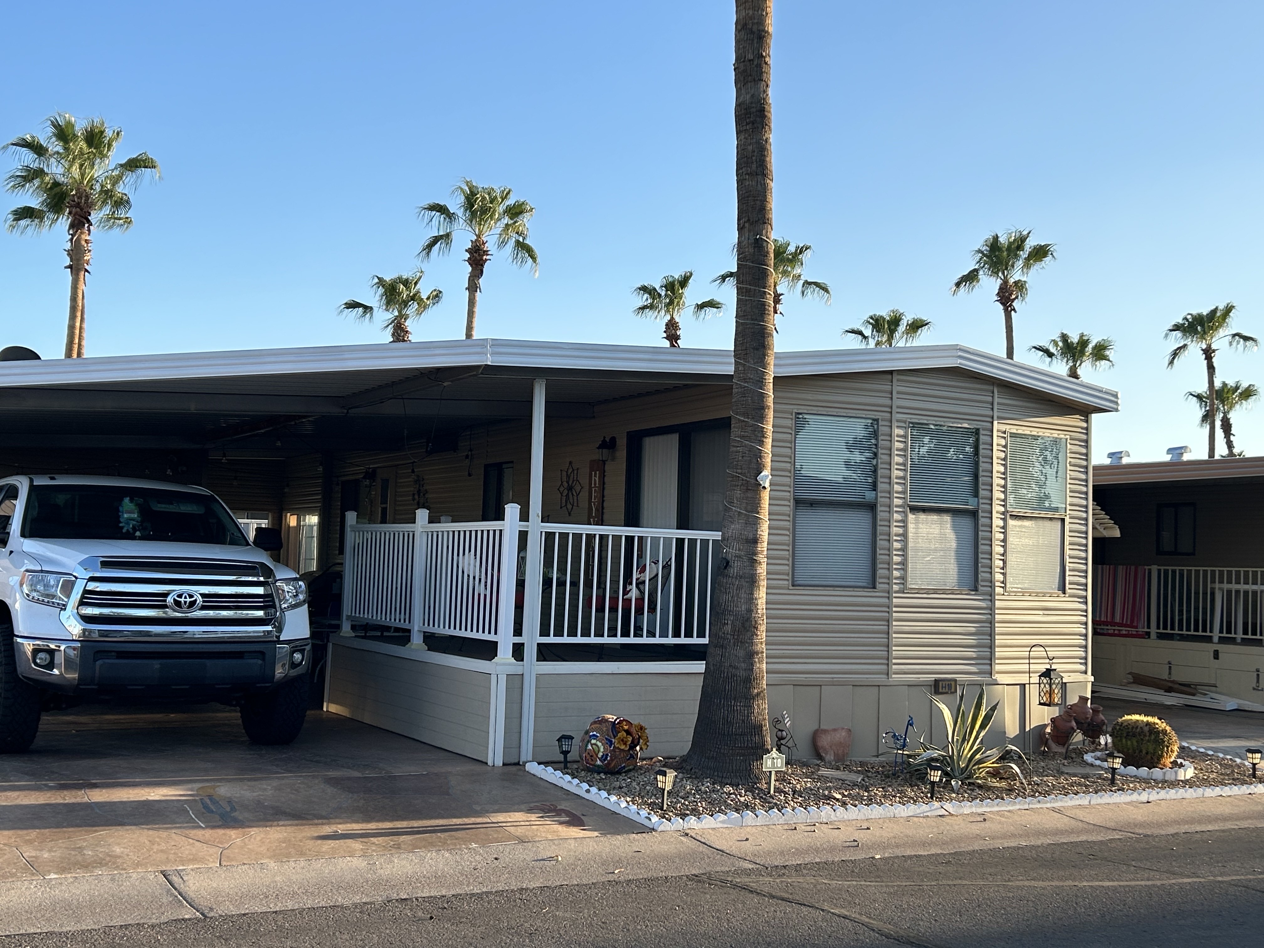 Street view of the home